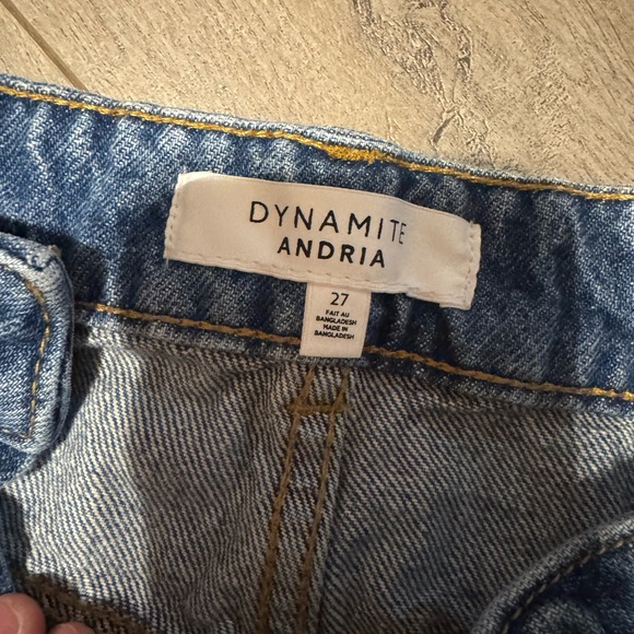 Denim Distressed Women's Shorts - Picture 2 of 3